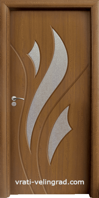 Интериорна врата модел 033, цвят Златен дъб