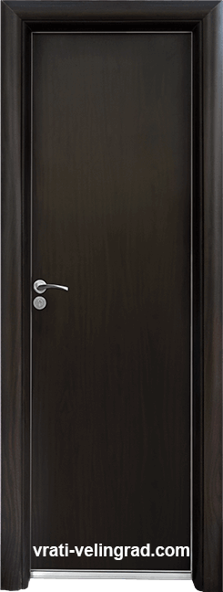 Алуминиева врата за баня – Standart, цвят Венге